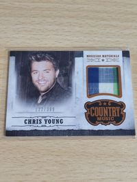 Chris Young 2014 Panini カントリーミュージックサイン入り クリス ヤング 直筆サイン 遺物