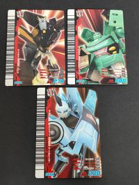 トランスフォーマー アニメイテッド ザ・チェイス カード Ver 4.0 まとめ A-003 A-005 A-012 オートボットブラー オートボット ブロール アイアンハイド