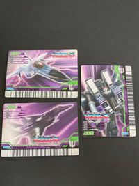 トランスフォーマー アニメイテッド ザ・シューティング カード Ver 4.0 まとめ サンダークラッカー デストロン 航空兵 スカイワープ 初代 M-007 M-008 サムネイル 1