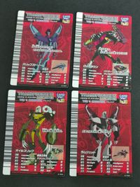 Transformers Animated Card Lot D-022 D-024 D-025 D-026