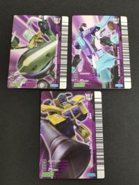 トランスフォーマー アニメイテッド ザ・シューティング ザ・チェイス カード Ver 4.0 まとめ D-015 D-022 D-025 スィンドル オイルスリック スリップストリーム サムネイル 2