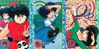 カード らんま 1/2 カードダス まとめ 天道 あかね 九能 小太刀 No 15 27 42 高橋留美子 バンダイ