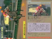 カード まとめ 競馬 サラブレッドカード 馬 ウィナーズサークル 105 シンクロス 103 タマモクロス 102 ホクトヘリオス 101 ホワイトストーン 121 オグリローマン シルバーハンド スダチーク ナイジャガー サムネイル 6