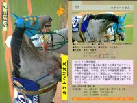 カード まとめ 競馬 サラブレッドカード 馬 ウィナーズサークル 105 シンクロス 103 タマモクロス 102 ホクトヘリオス 101 ホワイトストーン 121 オグリローマン シルバーハンド スダチーク ナイジャガー サムネイル 5