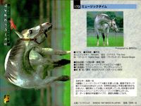 カード まとめ 競馬 サラブレッドカード 馬 ノーザンテースト ダンシングブレーヴ サンデーサイレンス トニービン ドクターデヴィアス トウカイテイオー ミュージックタイム サムネイル 10