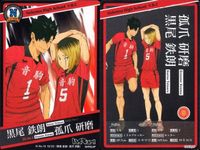 カード まとめ ハイキュー きゃらくたぶるカードグミ 黒尾鉄朗 No.N-15 孤爪研磨 No.N-15 日向翔陽 No.No.64 山口忠 No.No.44 及川徹 No.No.8 武田一鉄 No.No.5 北信介 No.No.1 カードグミ サムネイル 2