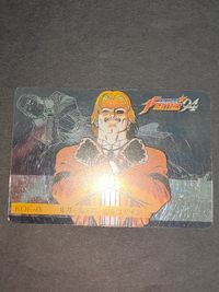 希少 両面絵柄 キングオブファイターズ 94 ルガール バーンシュタイン KOF カードダス SNK 1994 サムネイル 2