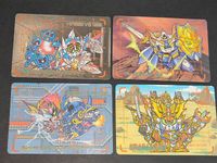 SDガンダム バンプレスト バンプレカード 14 19 15 24 騎士ガンダムgp01vsヒドラグフ アレックスランダーSF ガンシャドウ 四代目頑駄無代将軍