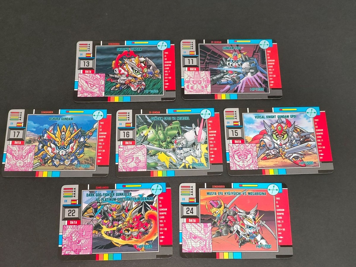 SDガンダム カードダス バンプレカード 90 ガンダムGP03 ノイエジール 85 87 89 91 96 98