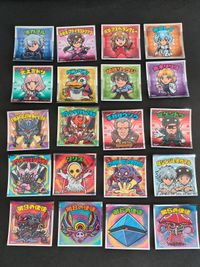 20種 まとめ エヴァックリマン 渚カヲル シール エヴァンゲリオン アスカ 綾波レイ リツコ リョウジ マリ サムネイル 1