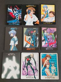 エヴァンゲリオン カードダス カード まとめ 綾波レイ アスカ シンジ トウジ 水着 バンダイ 103
