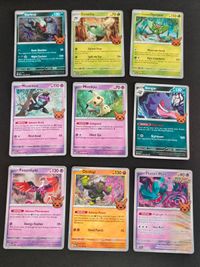 Pokemon Trick or Treat 9 Card Set Gengar Mimikyu Holo