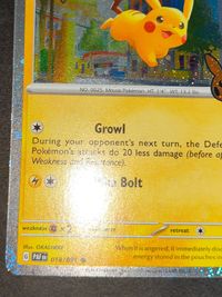ポケモンカード トリックオアトリート 英語 海外 ピカチュウ リバースホロ ミラー 018/091 サムネイル 4