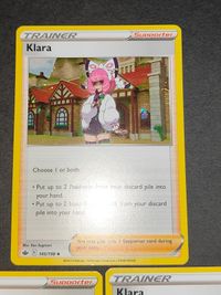 Pokemon Card Klara English Mirror Holo Rare 145/198 サムネイル 4