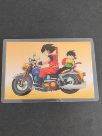 カード 孫悟空 悟飯 ドラゴンボールZ ラミカ ラミネートカード 鳥山明 当時物 アマ