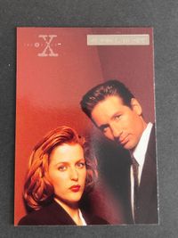 デヴィッド・ドゥカヴニー ジリアン・アンダーソン Xファイル TOPPS カード まとめ 箔押し フォックス・モルダー捜査官 ダナ・スカリー捜査官 サムネイル 2