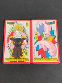 Dragon Ball Mini Card Lot Goku Majin Buu Anime