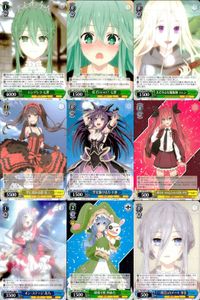 カード まとめ ヴァイスシュヴァルツ デートアライブ 七罪 エレン 狂三 十香 美九 四糸乃 折紙 ヴァイス サムネイル 1