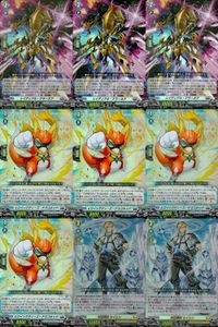 Cardfight Vanguard RR Card Lot Heroic Deus Dracokid