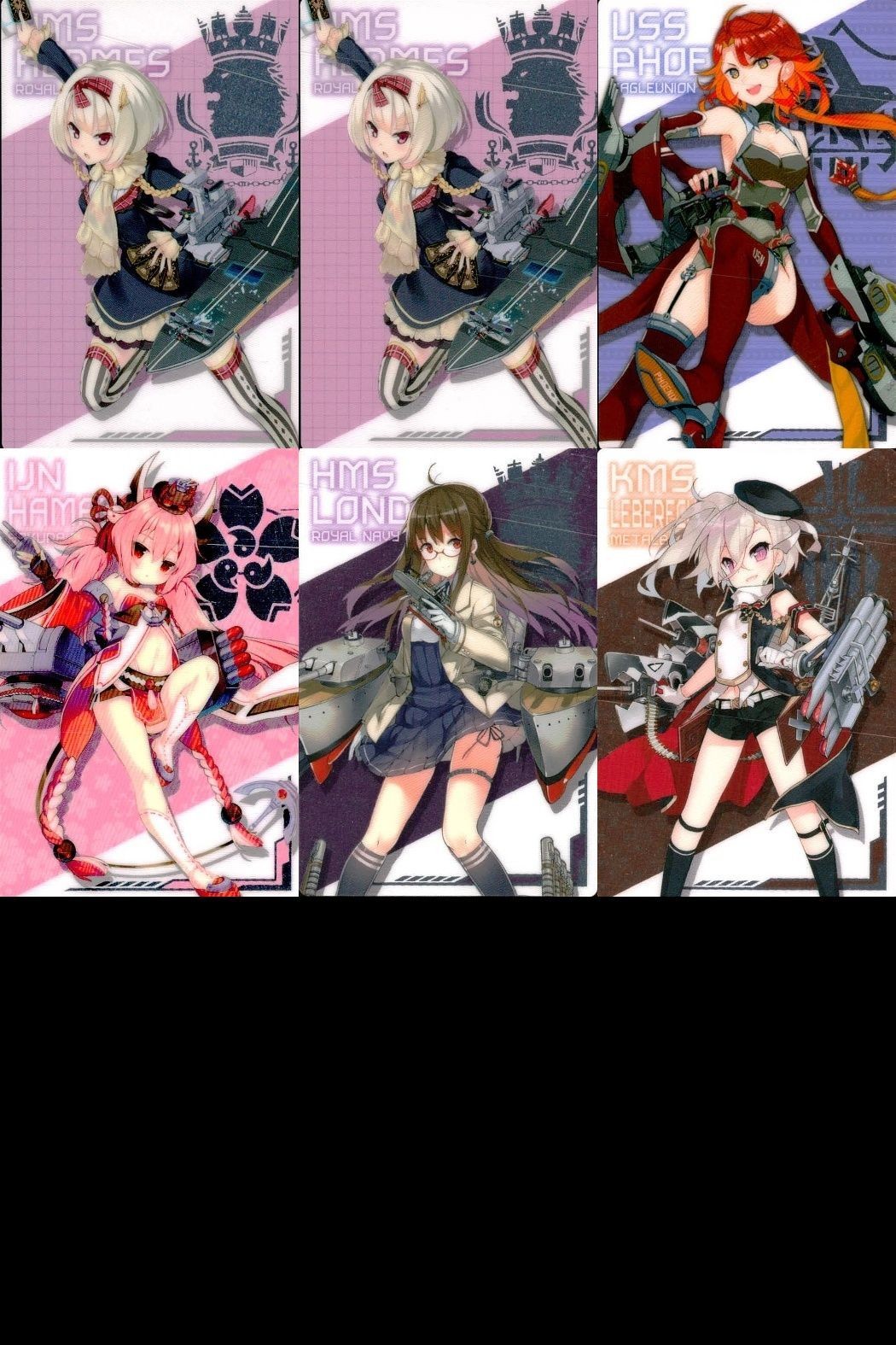 カード まとめ アズールレーン Z1 ロンドン 浜風 フェニックス ハーミーズ SR R