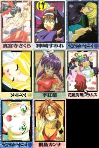 Sakura Wars Card Lot Carddass Teigumi Sakura Sumire Maria