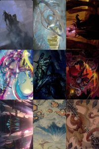 カード まとめ MTG アートカード 魂の粉砕 山 天啓塔 焦熱の交渉人 ヤヤ ネクロゴイフ カエリル乗り 達成 オーリクの首領 エクスス アーカムの天測儀 煙の覆い