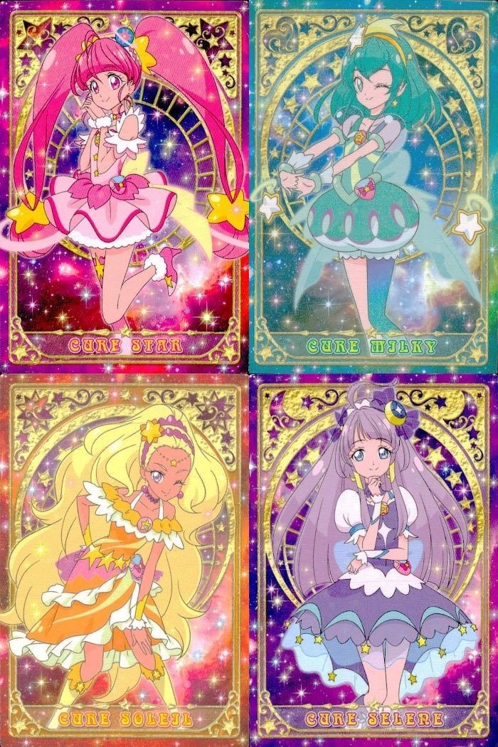 カード まとめ スター トゥインクルプリキュア キラキラ コレクション
キュアスター キュアミルキー キュアソレイユ キュアセレーネ 1 2 3 4 ensky エンスカイ