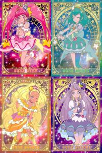カード まとめ スター トゥインクルプリキュア キラキラ コレクション
 キュアスター キュアミルキー キュアソレイユ キュアセレーネ 1 2 3 4 ensky エンスカイ サムネイル 1