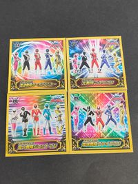 ゴーカイジャー シール まとめ キラ 24 高速戦隊ターボレンジャー 22 光戦隊マスクマン 26 鳥人戦隊ジェットマン 25 地球戦隊ファイブマン