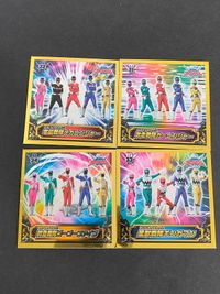 ゴーカイジャー シール まとめ キラ 32 電磁戦隊メガレンジャー 31 激走戦隊カーレンジャー 34 救急戦隊ゴーゴーファイブ 33 星獣戦隊ギンガマン