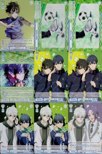Blue Lock Weiss Schwarz Card Lot Bachira Isagi Rare Holo