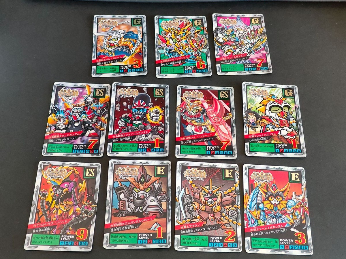 SDガンダム カードダス スーパーバトル バトルオブナイト BATTLE OF KNIGHT シャッフルの勇者 Gガンダム ゴッドガンダム 181 182 185 186 192 198 214 207 208 209 212