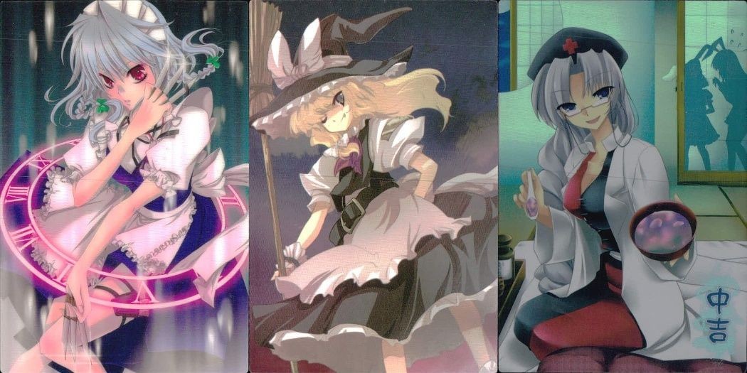 東方雅華乱舞 上海アリス幻樂団 カード 東方 ホロ まとめ 十六夜咲夜 霧雨魔理沙 八意永琳 キラ