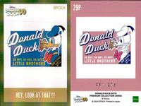 カード 世界275枚 限定 ドナルドダック 90周年 プレミアムカード 29P 箔押し 261/275 epoch エポック サムネイル 2