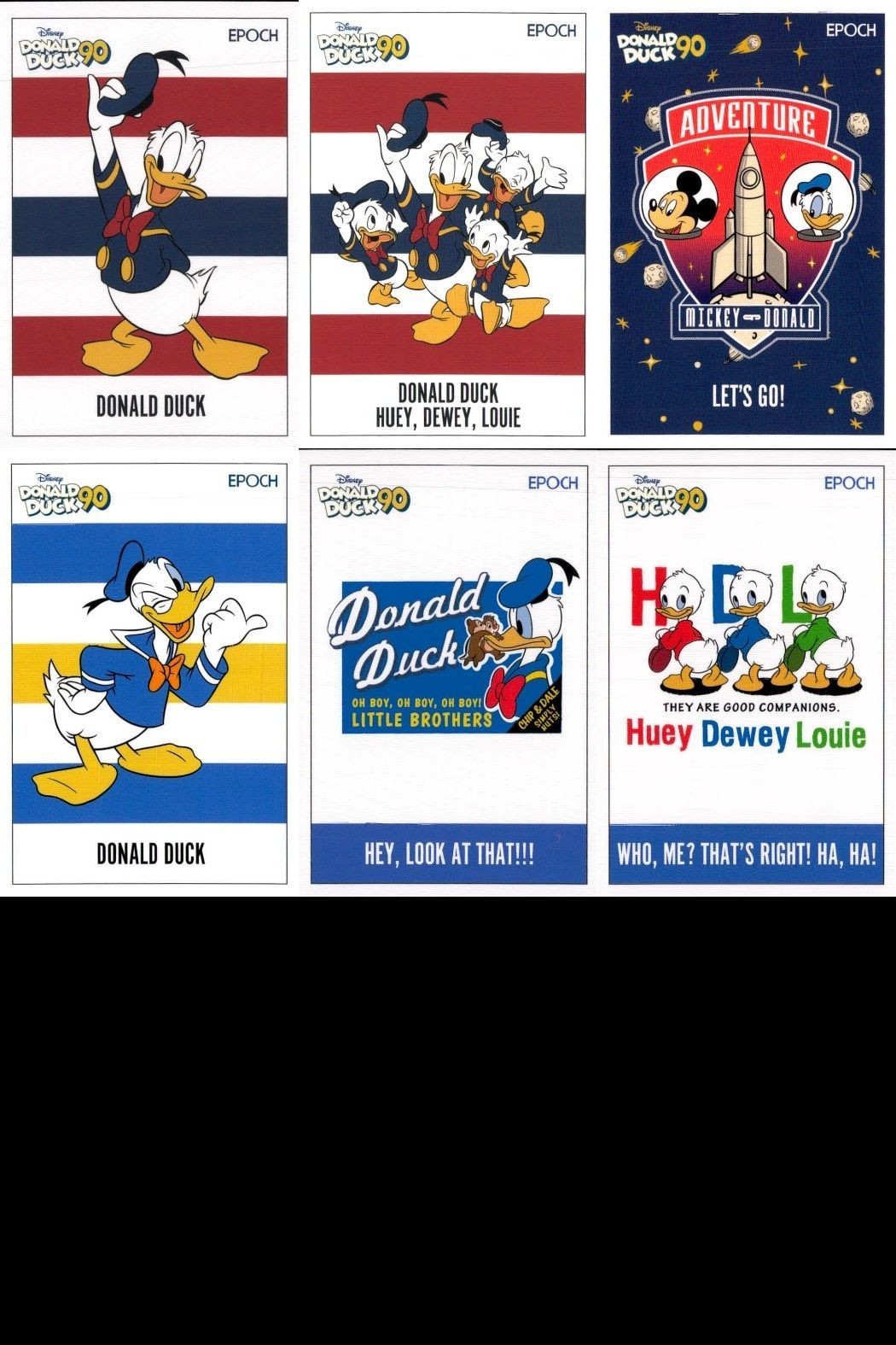 Donald Duck 90th Anniversary Premium Card Lot Epoch