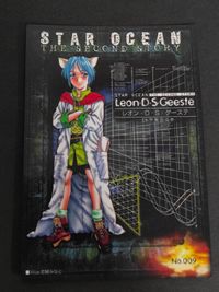 Star Ocean 2nd Story Card Leon No.009 1998
