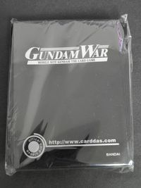 o6-1 ガンダムウォー スリーブ 黒 CARD カード BANDAI 未開封品 旧ガンダムウォー