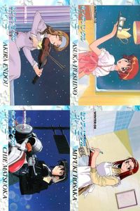 カード まとめ センチメンタルジャーニー 遠藤晶 県立誠林女子高校 星野飛鳥 私立清華女子高校 松岡智恵 県立誠林女子高校 保坂美雪 県立茶山高校 マーカス バンプレスト 初版 サンライズ サムネイル 1