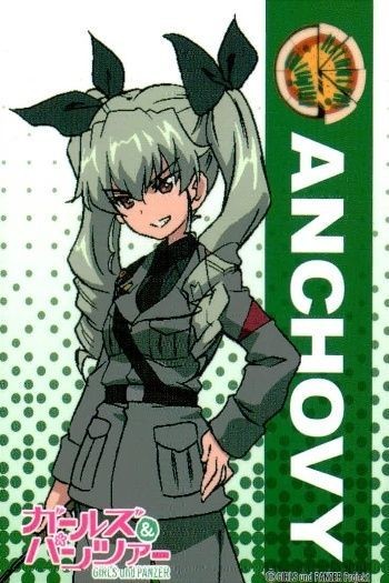 カード サークルKサンクス ガールズ&パンツァー フェア アンチョビ ガルパン 特典