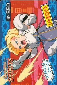 カード サムライスピリッツ 侍魂 おまけシール #12 シャルロット カバヤ 食玩