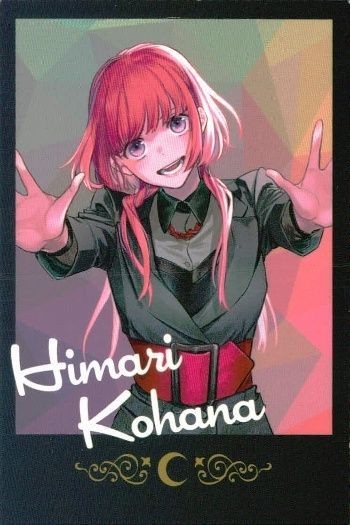 キャラカード ぱしゃこれ 小花日葵 衣装ブラック×レッド 彼に依頼してはいけません × THEキャラSHOP インスタントフォト風ブロマイド