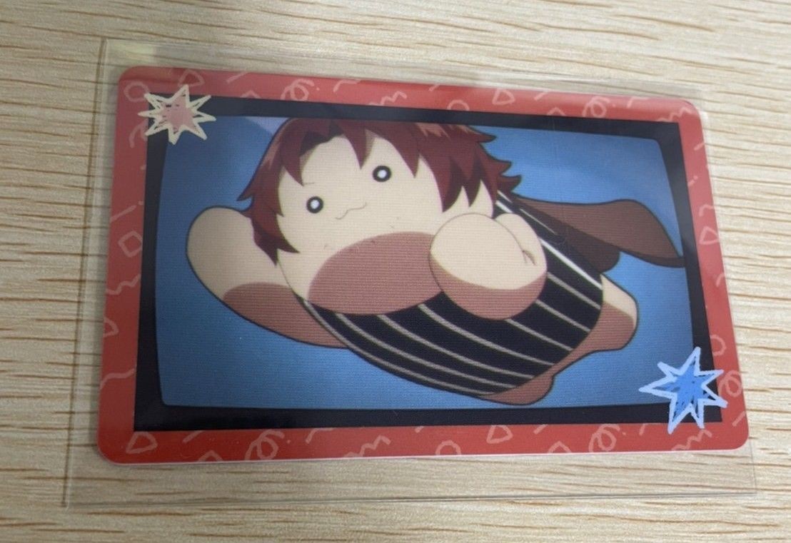 カード 文豪ストレイドッグス わん! 特典 キャラカード オダサクマン トレーディング場面写プラスチックカード 保育園ver. 角川