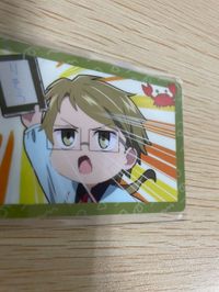 カード 文豪ストレイドッグス わん! 特典 キャラカード 国木田 独歩 トレーディング場面写プラスチックカード 保育園ver. 角川 サムネイル 3