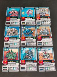 SDガンダム モビルパワーズ カード まとめ M-012 MSM-07S シャア専用ズゴック M-011 MAN-03 ブラウ・ブロ M-010 RX-78-3 G-3ガンダム M-015 APSARAS アプサラス M-014 MS-18E