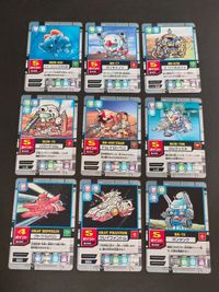 SDガンダム モビルパワーズ カード まとめ M-038 MSM-03C ハイゴッグ（水中型） M-039 RX-77 ガンキャノン M-037 MS-07B マ・クベ専用グフ M-041 RGM-79 ジム