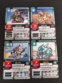 SDガンダム モビルパワーズ カード まとめ M-097 MRX-009 サイコガンダム M-094 PMX-003 ジ・オ M-101 RX-178 ガンダムMk-II M-099 RGZ-91 リ・ガズィ