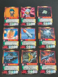 SD Gundam Mobile Powers Card Lot Shiroh Amada Char