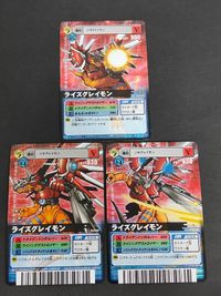 デジモン バトルターミナル デジモンカード 旧デジモンカード D-α D-アルファ ライズグレイモン Dα-092 ライズグレイモン DM-047 ライズグレイモン DM-047