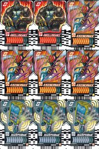 カード まとめ 仮面ライダー ガッチャード ライドケミー GORILLASENSEI KAISERBEE SMAPHONE ゴリラ先生 カイザービー スマホン