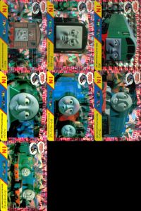 カード 機関車トーマス てれびでんわ キラ ホロ プリズム トビー ディーゼル パーシー ゴードン ボコ ゴードン エドワード ジェームズ ヘンリー バンプレカード バンプレスト 1992 サムネイル 1